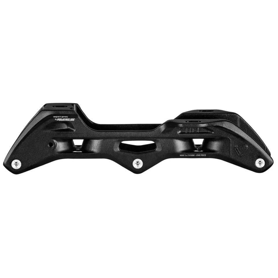 Powerslide Elite 243 3x110 stel sort aluminium