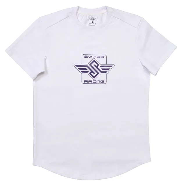 Swings Racing Tee t-shirt lilla bomuld