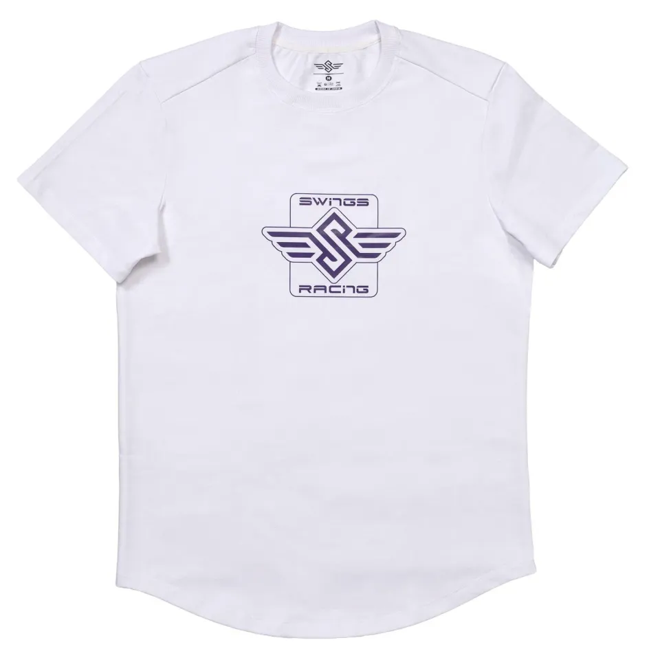 Swings Racing Tee t-shirt lilla bomuld