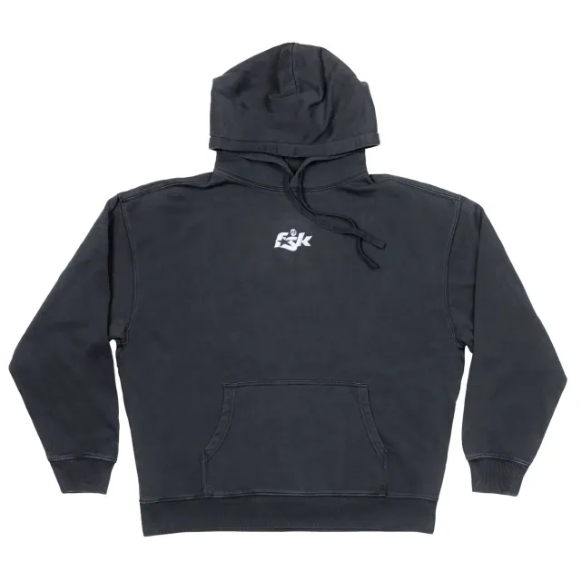 Powerslide FSK Logo Hoodie hættetrøje sort bomuld