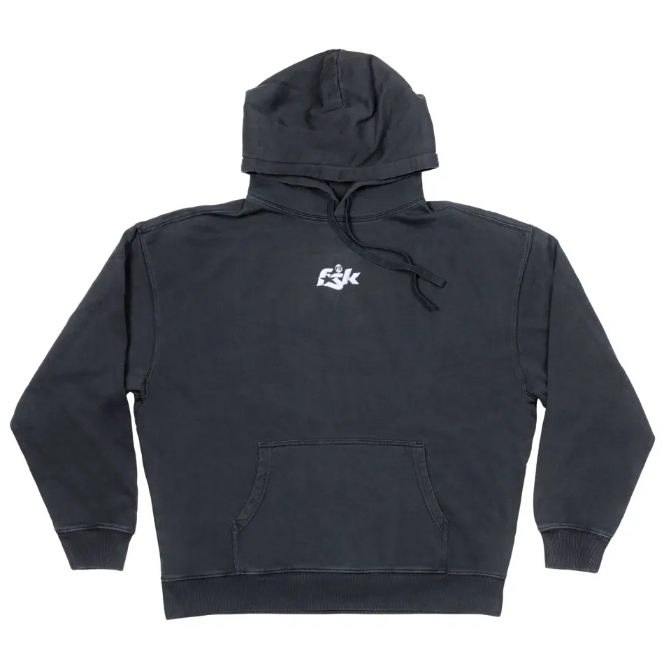 Powerslide FSK Logo Hoodie hættetrøje sort bomuld