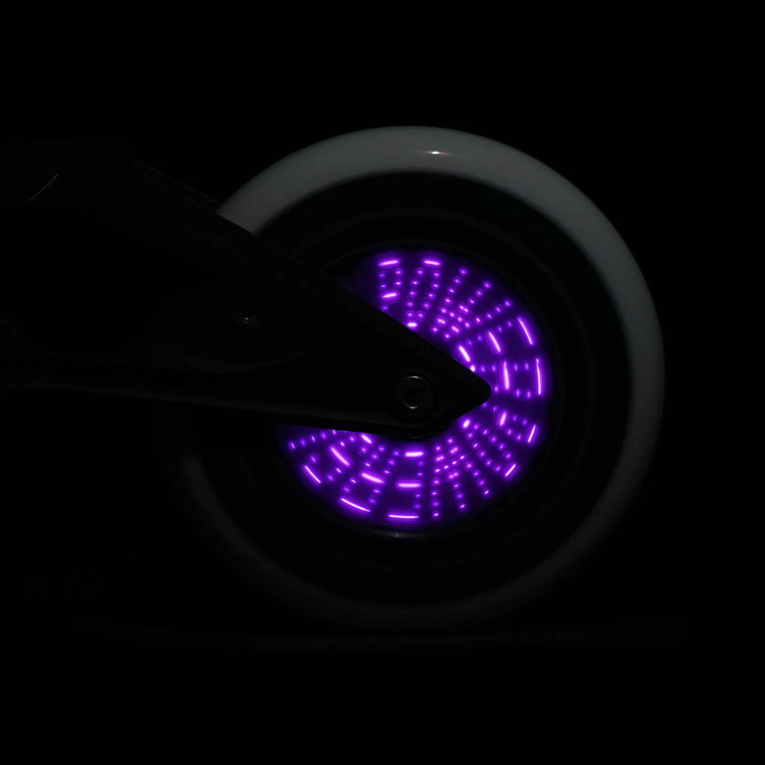 Powerslide Graphix 100mm LED-hjul 85A 1 stk farveskift