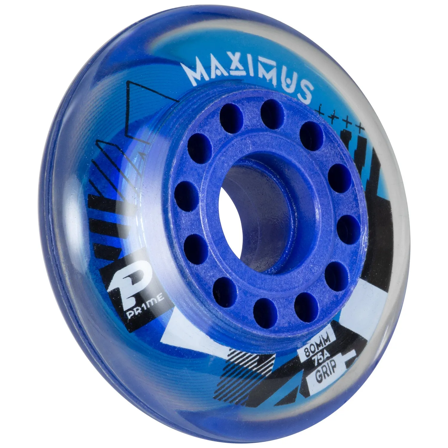 Powerslide Maximus Prime rullehockeyhjul 80mm/75A blå grip