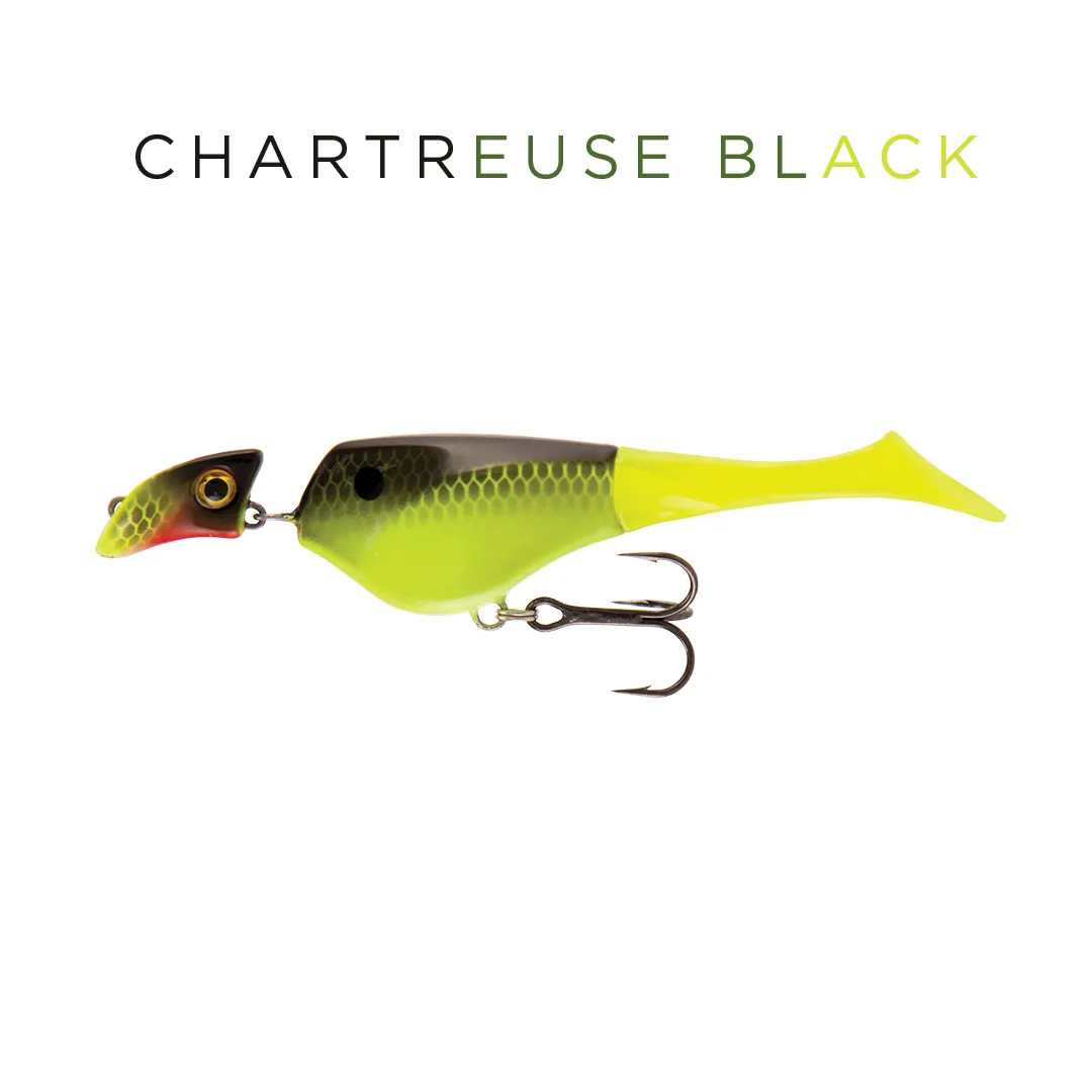 Headbanger Shad 4-1/2 swimbait Sinking Bleeding Ghost