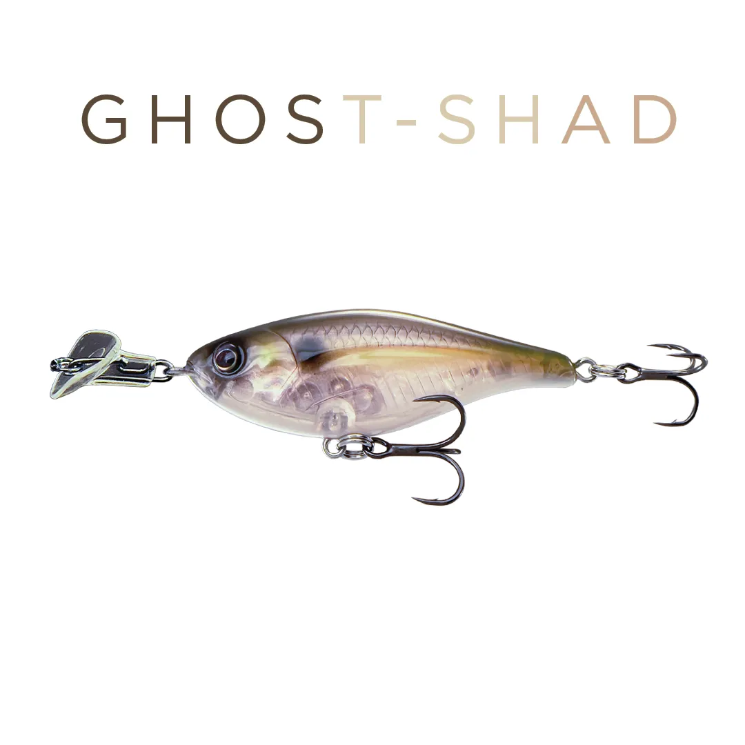 Headbanger Cranky Shad wobler 4" Firetiger lavfrekvent