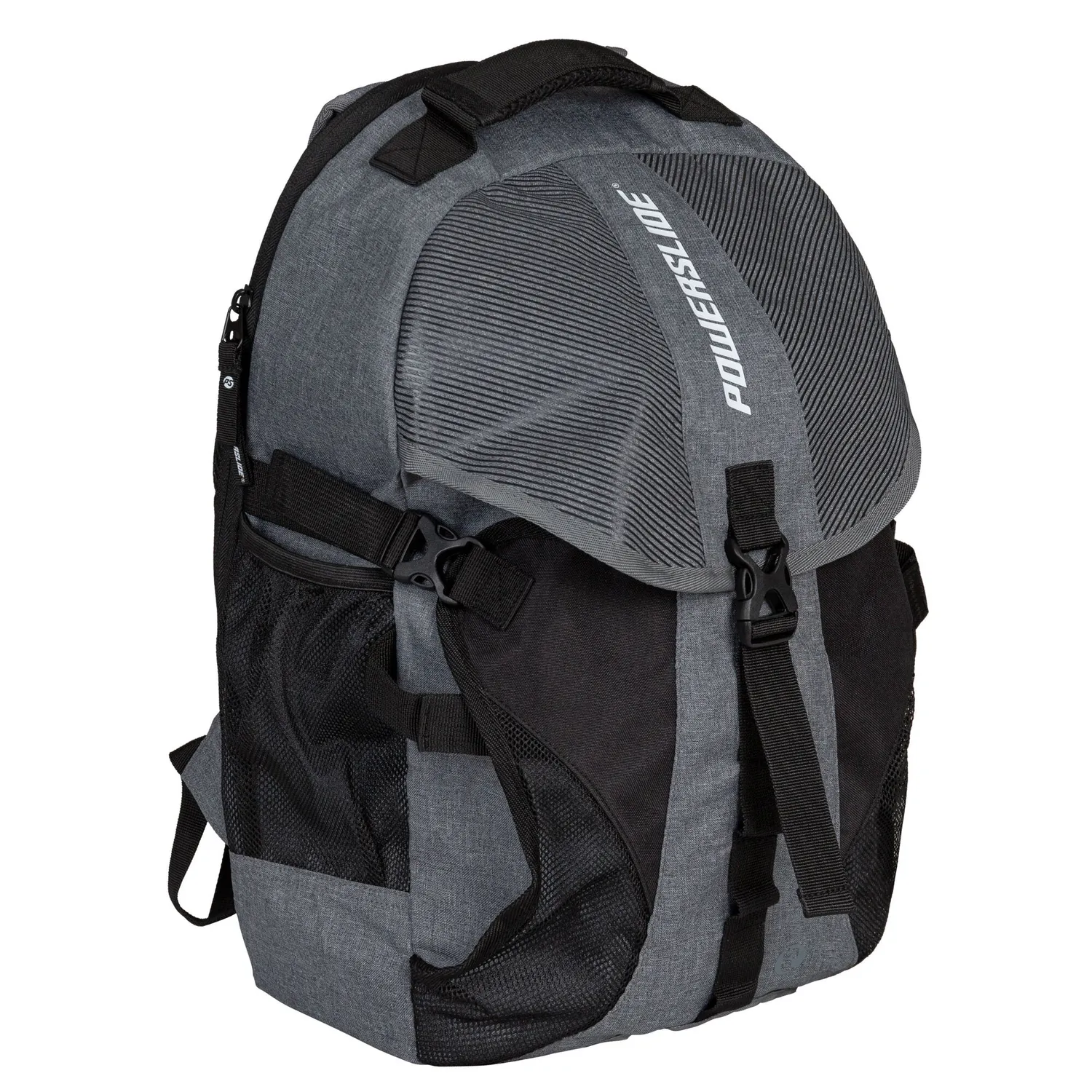 Powerslide Fitness Backpack rygsæk grå/sort kompakt