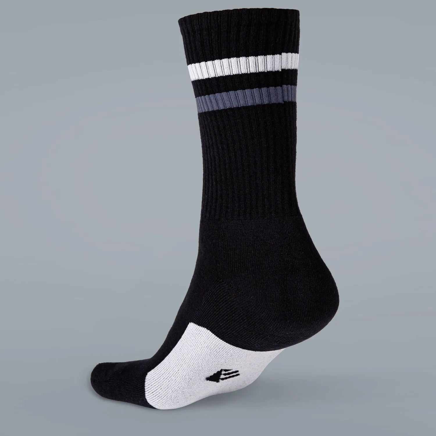 Powerslide Epic Socks skatesokker sort str 38-41 forstærket