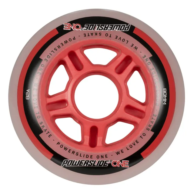 Powerslide PS ONE 80mm 82A hjul 4-pack komfort
