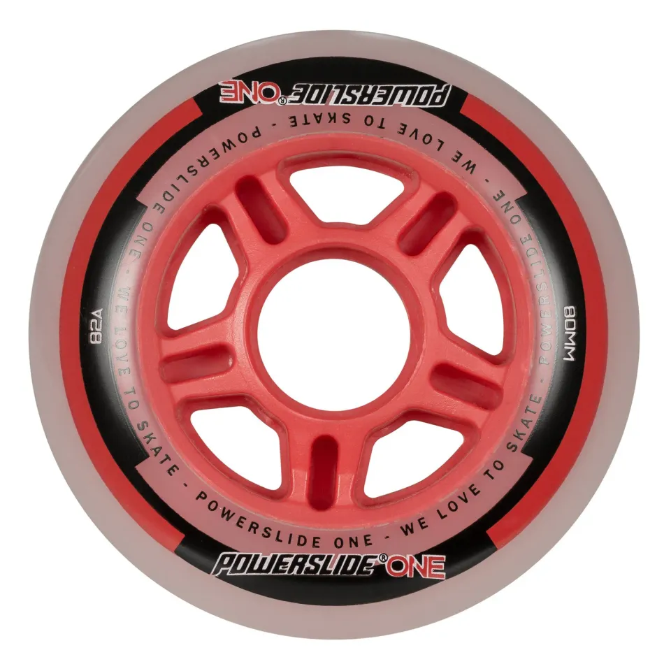 Powerslide PS ONE 80mm 82A hjul 4-pack komfort