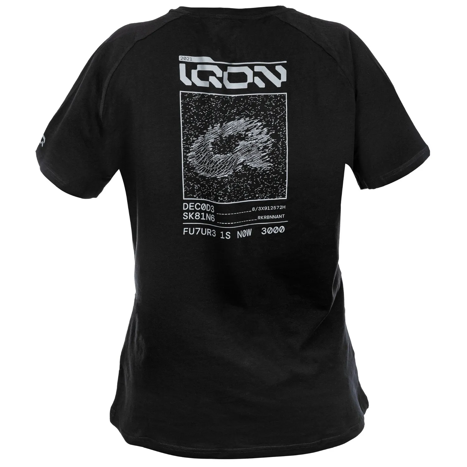 IQON Explore T-Shirt Q bomuld sort M løs pasform