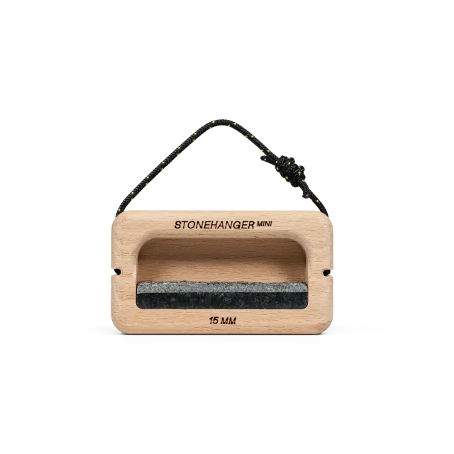 Nature Climbing Stone Hanger Mini hangboard bøg uden gravering