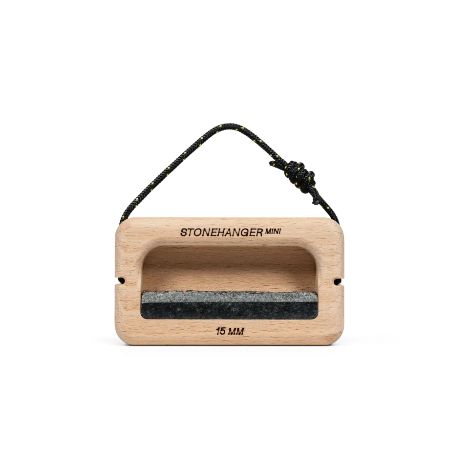 Nature Climbing Stone Hanger Mini hangboard bøg uden gravering
