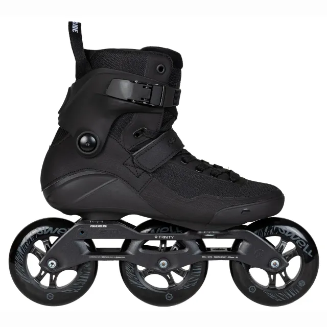 Powerslide Swell Triple Black 110 rulleskøjter sort