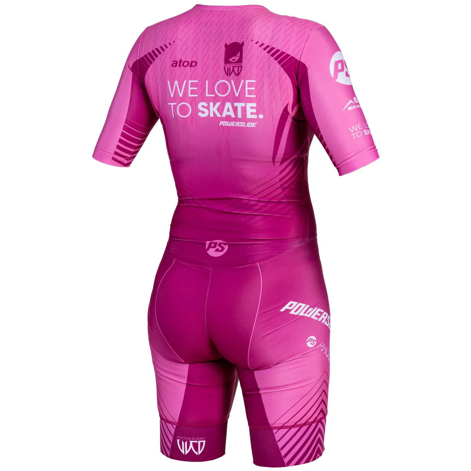 Powerslide Racing Suit Jr speeddragt pink til børn