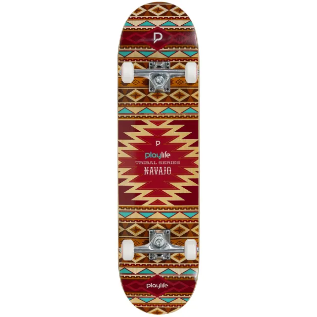 Playlife Tribal Navajo skateboard 31x8" double kicktail