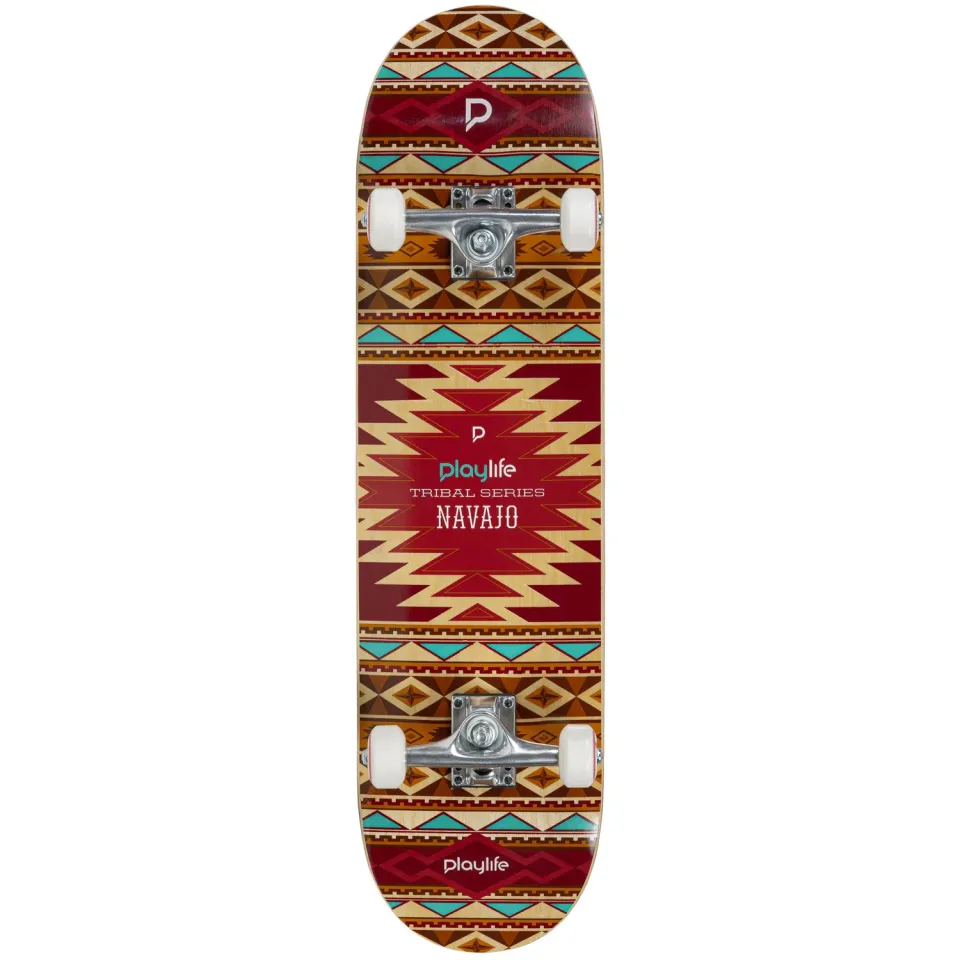 Playlife Tribal Navajo skateboard 31x8" double kicktail