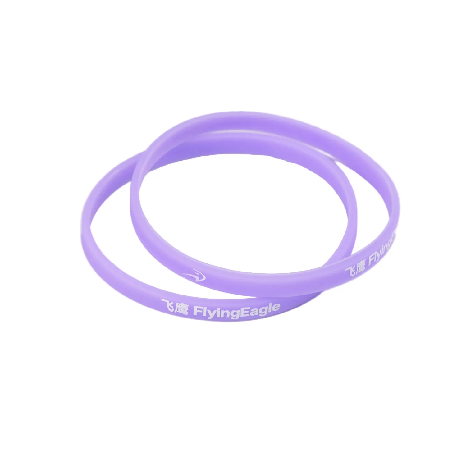 Flying Eagle Thin Bracelet armbånd sort silikone