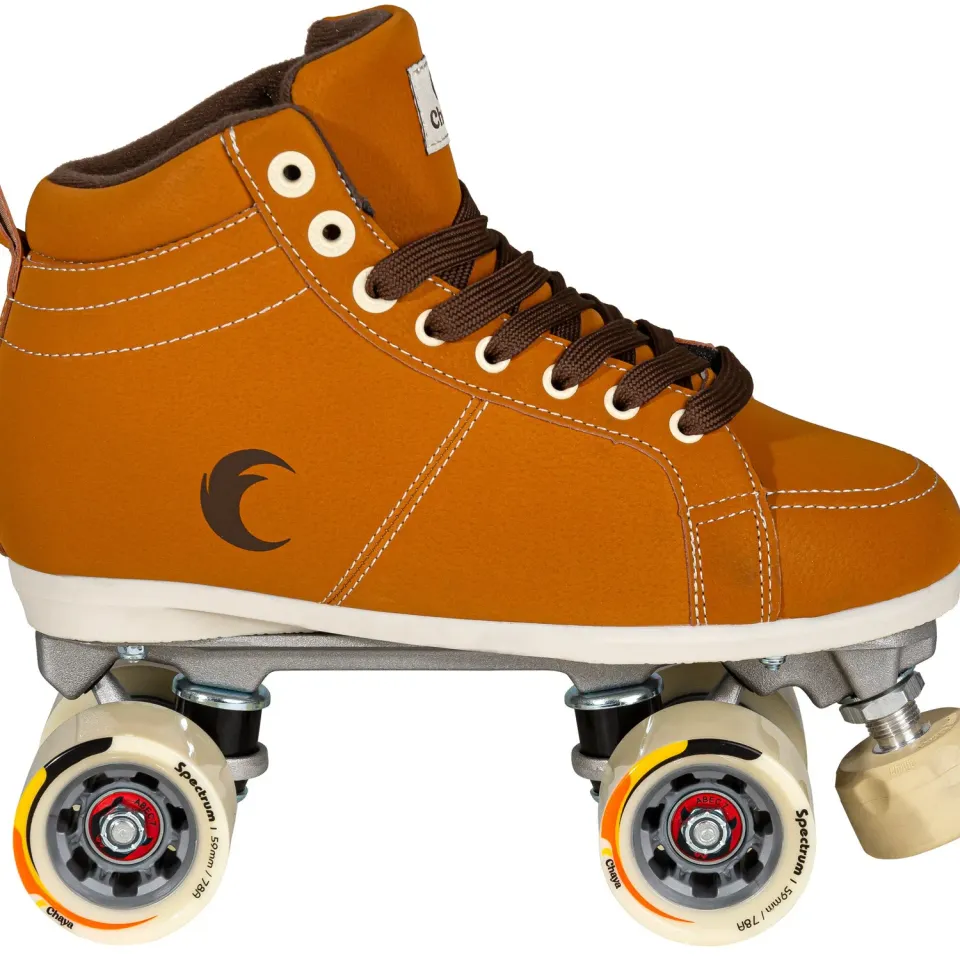 Chaya Cappuccino quad-rulleskøjter brun