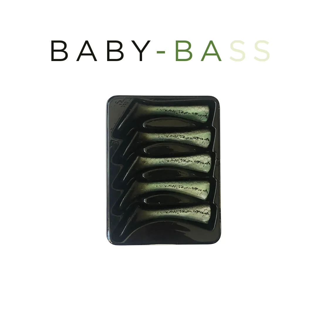 Headbanger Shad 4-1/2 gummihaler Golden Glitter 5-pak