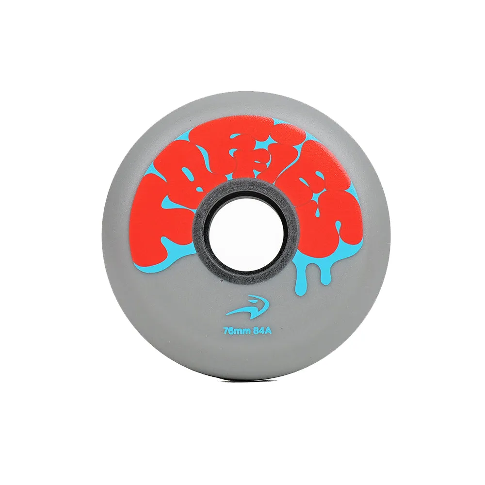 Flying Eagle Taffies hjul sort 80mm 84A 4-pak