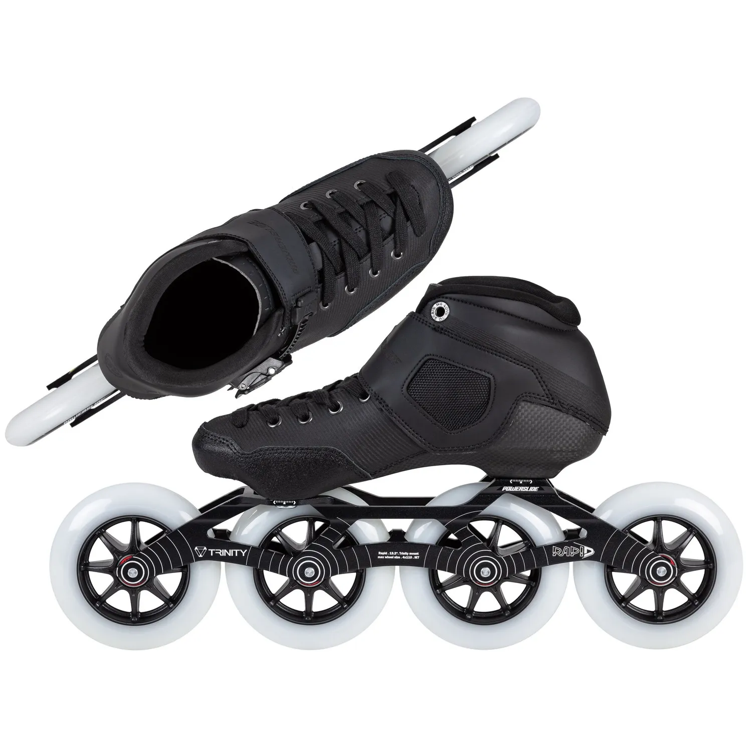 Powerslide Puls 110 speedrulleskøjter 4x110mm sort