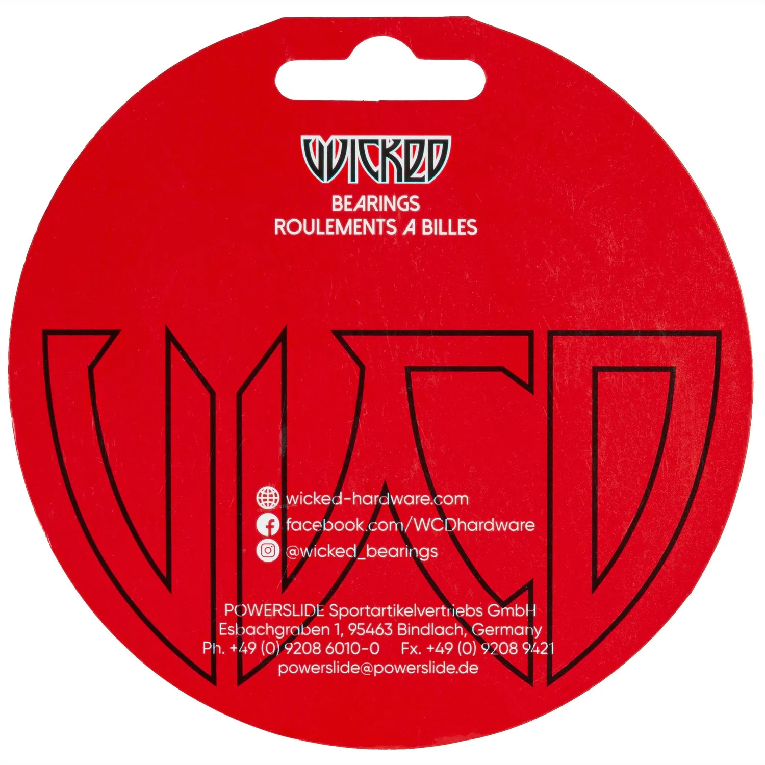 Wicked ABEC 7 FS kuglelejer 8-pak kromstål