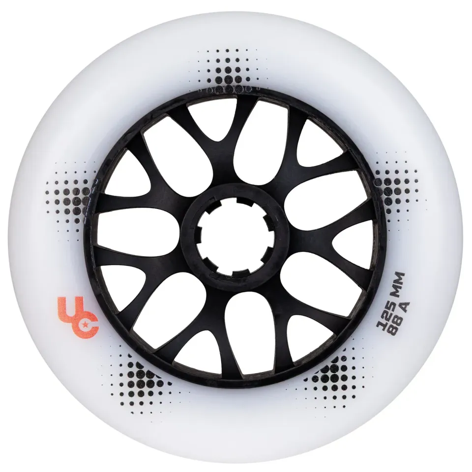 Undercover Team Pro 125/88A inliner hjul hvid 3-pak race