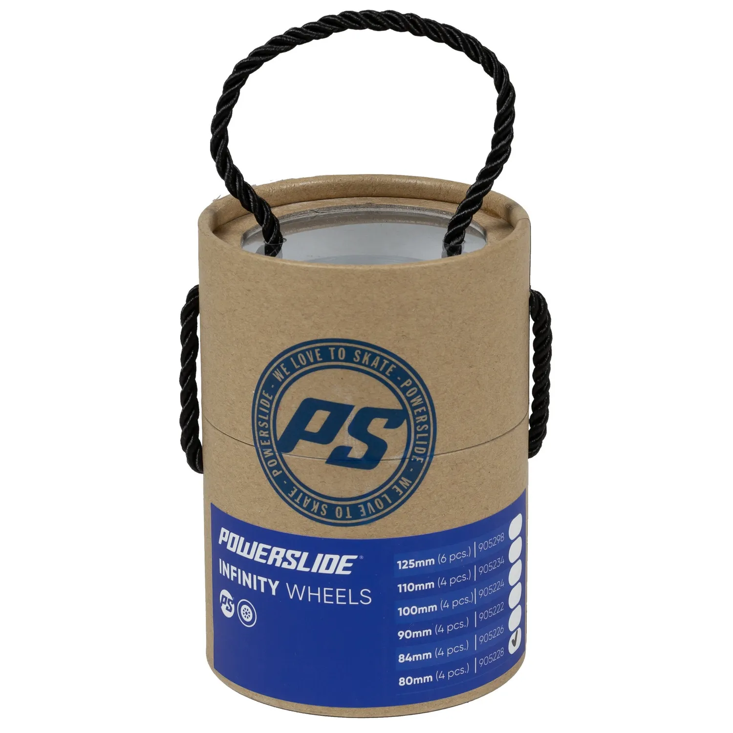 Powerslide Infinity 80 hjul 4-pak 85A grå