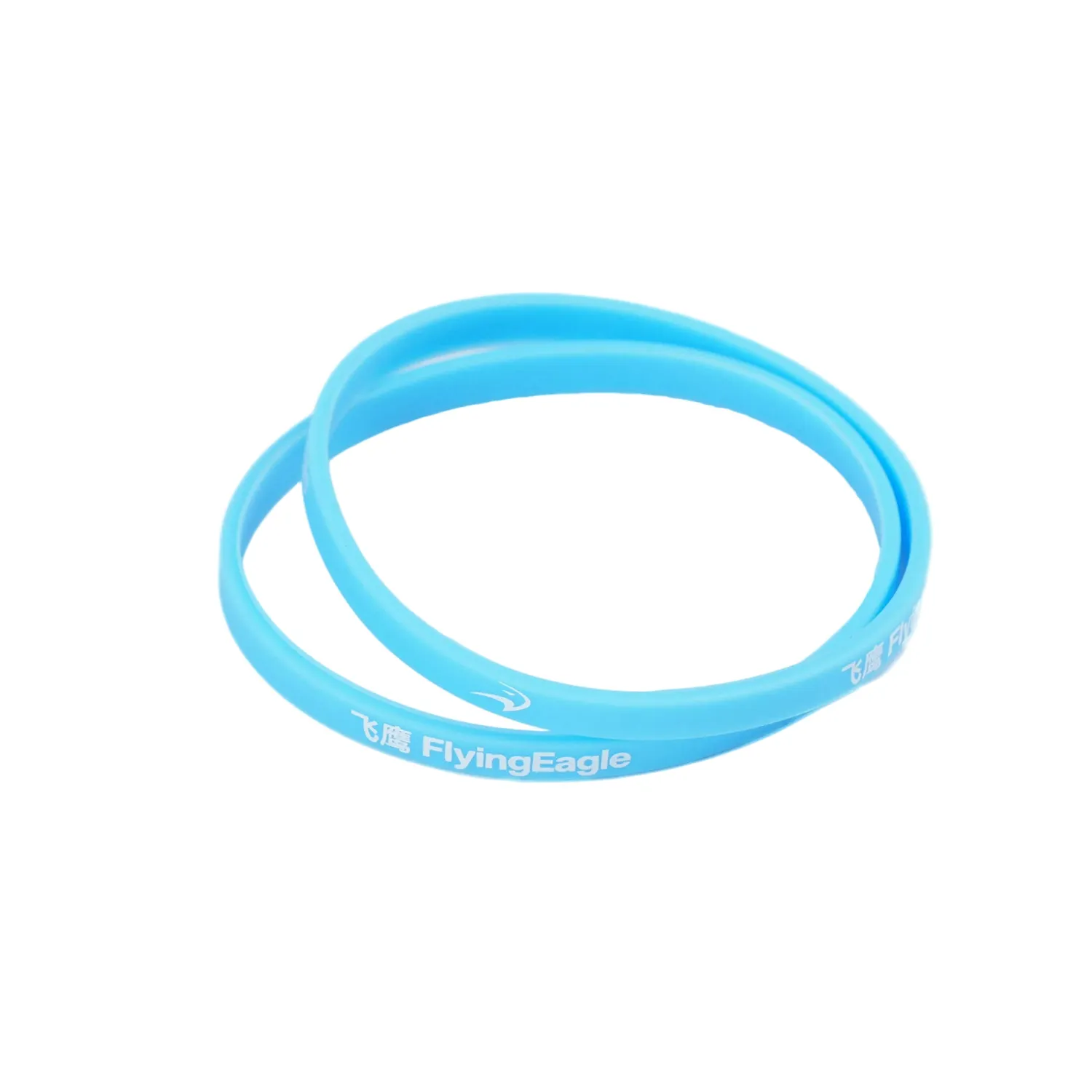 Flying Eagle Thin Bracelet armbånd sort silikone