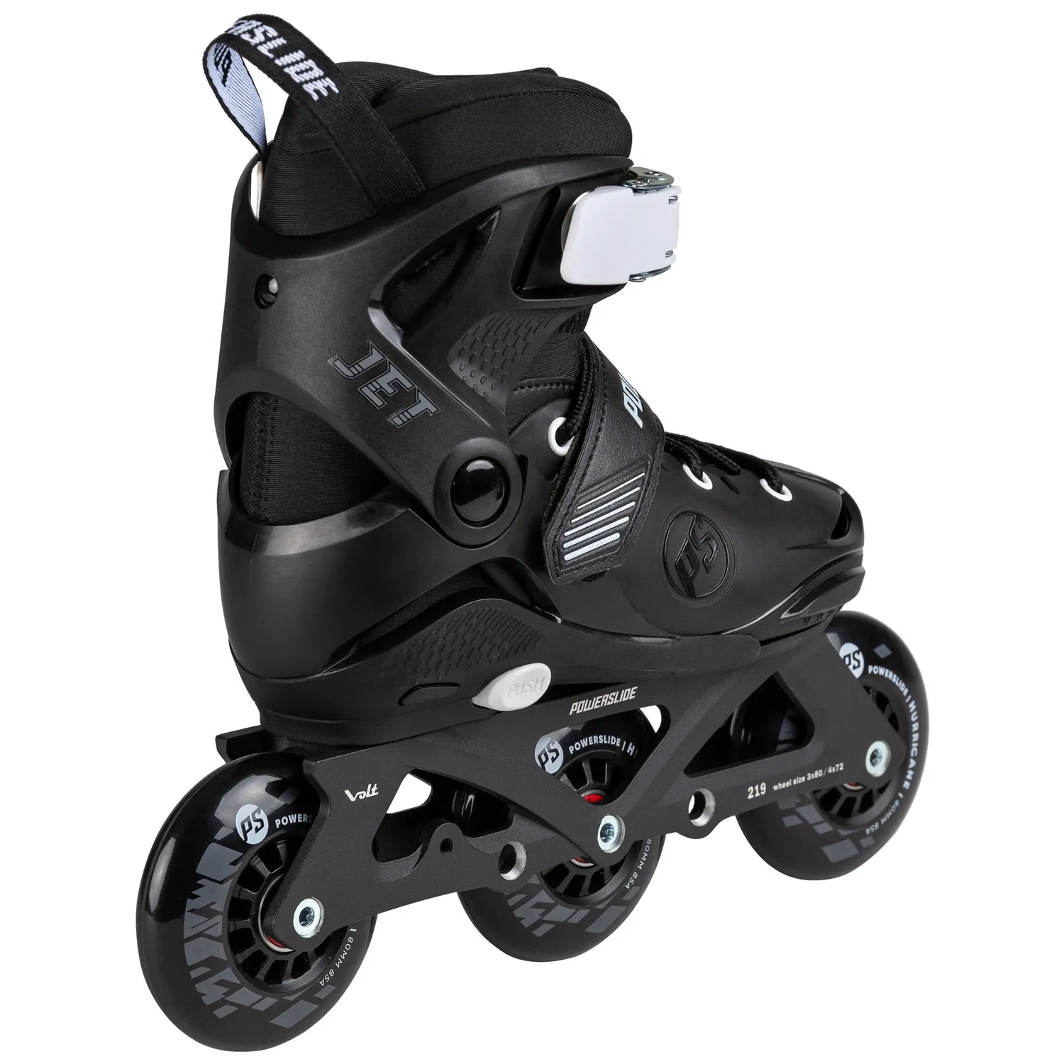 Powerslide Jet Pro Black børne rulleskøjter justerbar 3/4 hjul