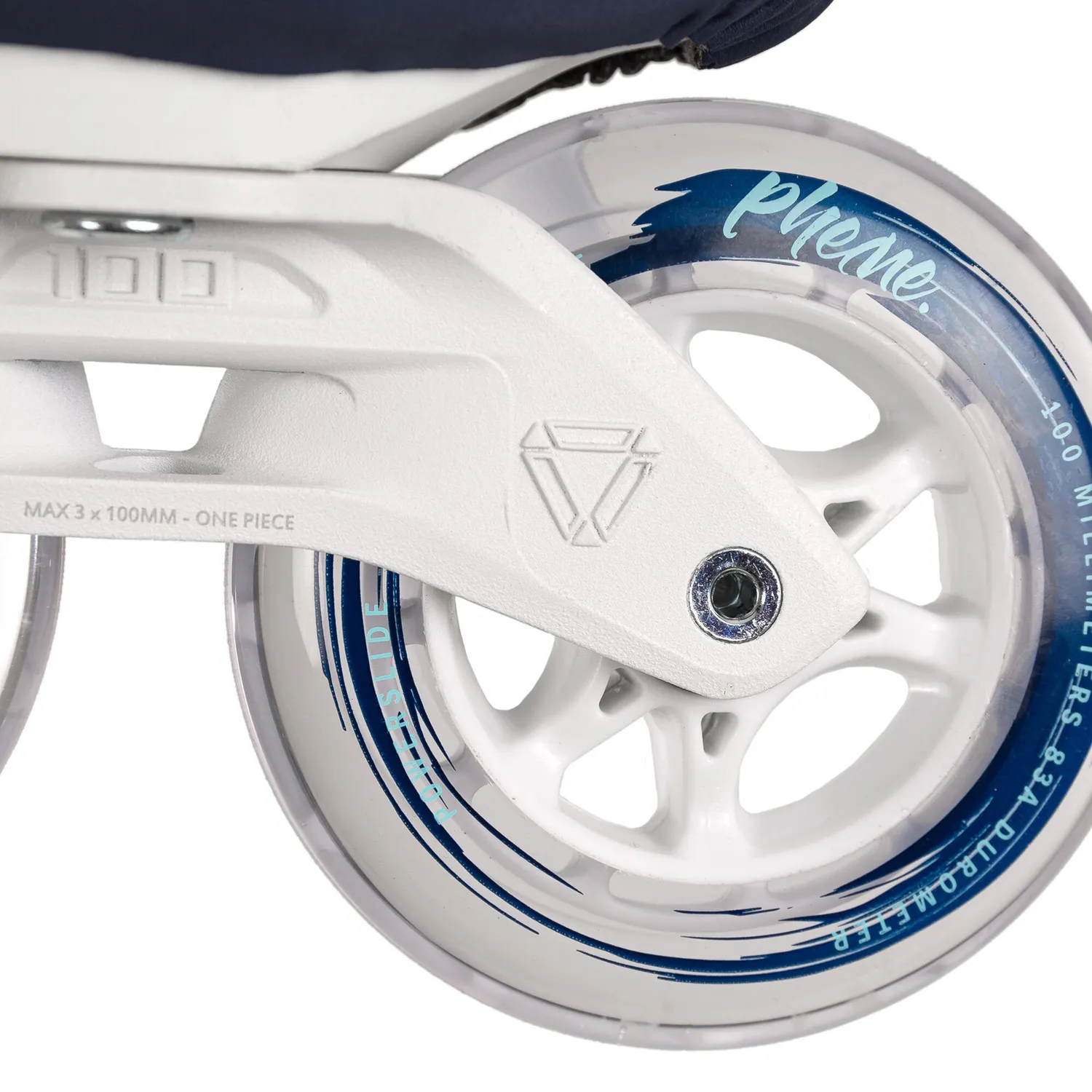 Powerslide Pheme Ocean 100 inliners blå 3x100