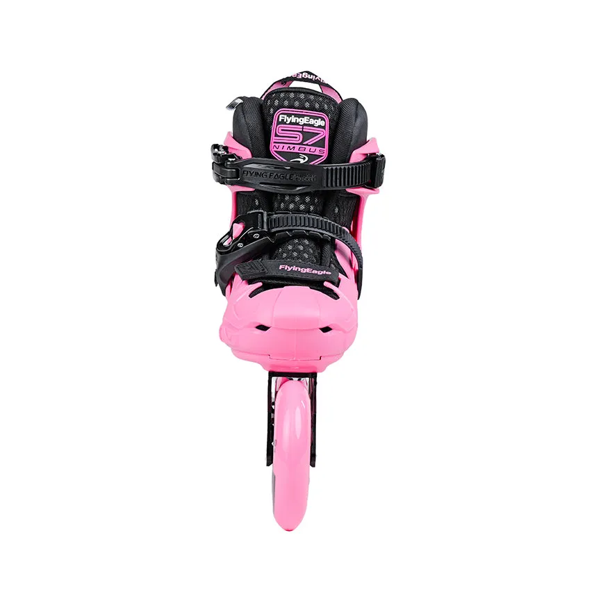 Flying Eagle S7 Speed Pro inliners Pink M justerbar 3-hjulet