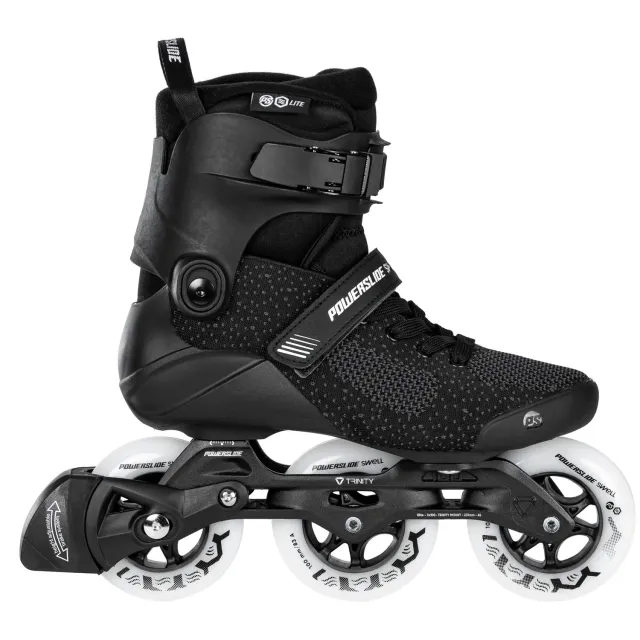 Powerslide Swell Lite Black 100 rulleskøjter sort 3x100