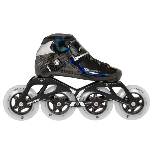 Powerslide Dragon Black 84 speedskøjter børn 4x84