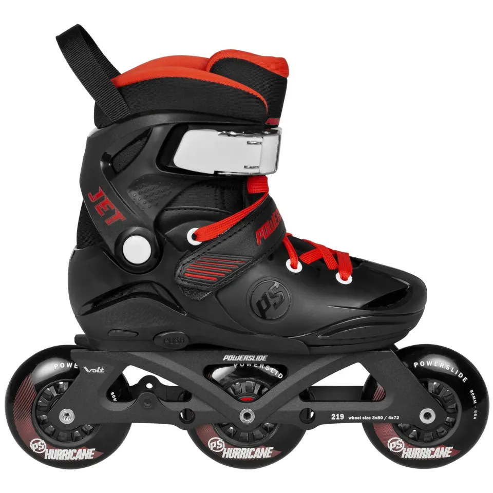 Powerslide Jet Pro Black børne inlineskøjter justerbar