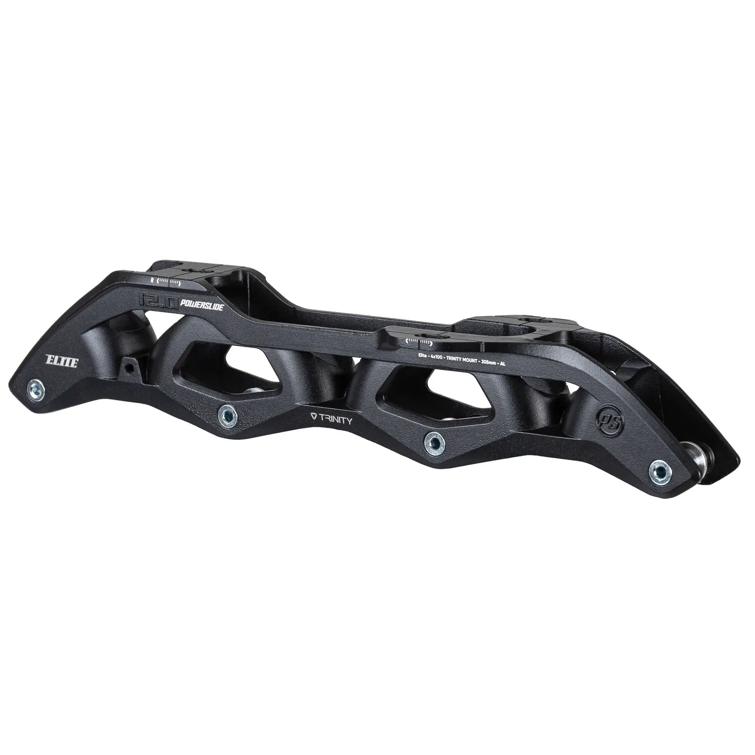 Powerslide Elite 305 4x100 sort ramme Trinity