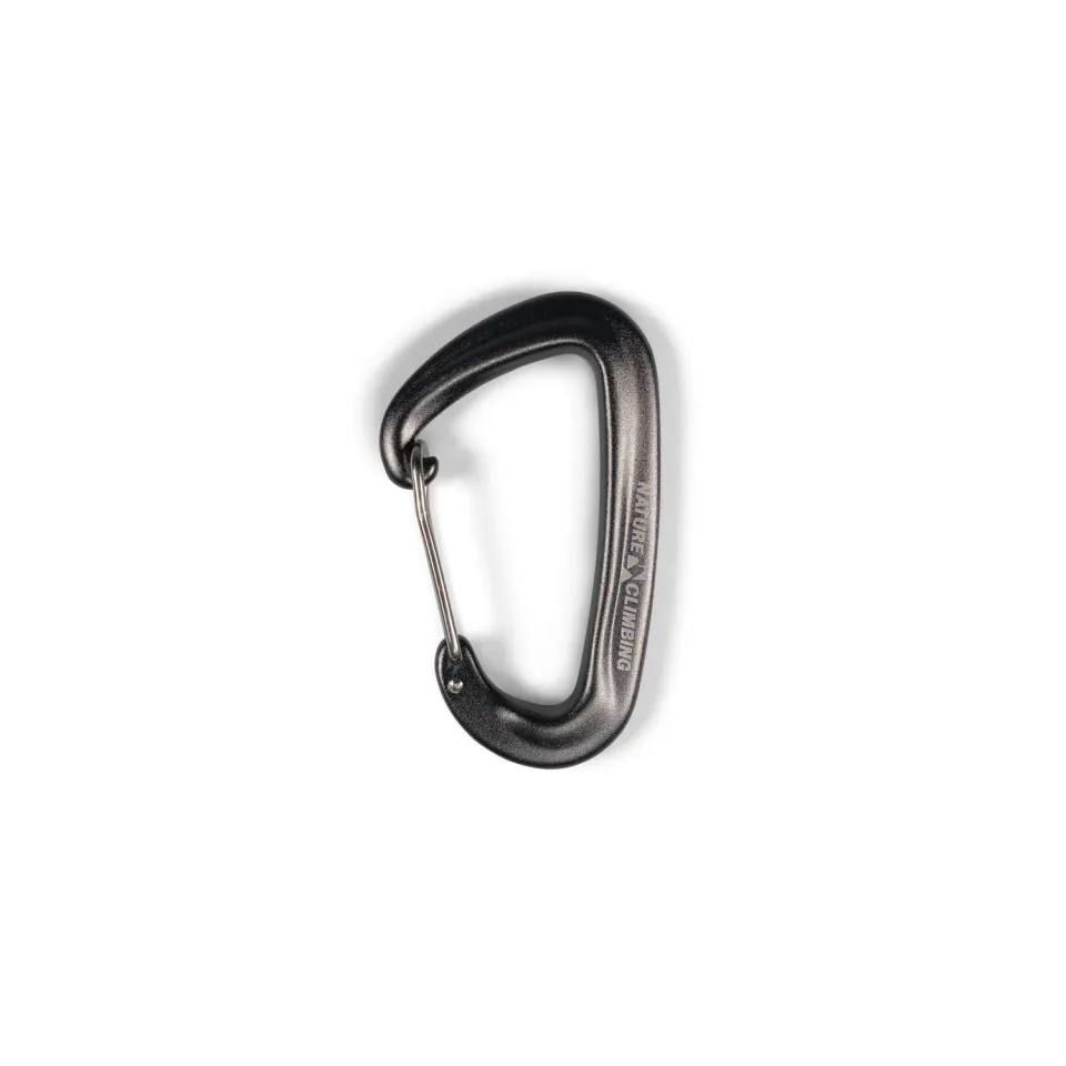 Nature Climbing Carabiner Wiregate karabinhage sølv 12 kN