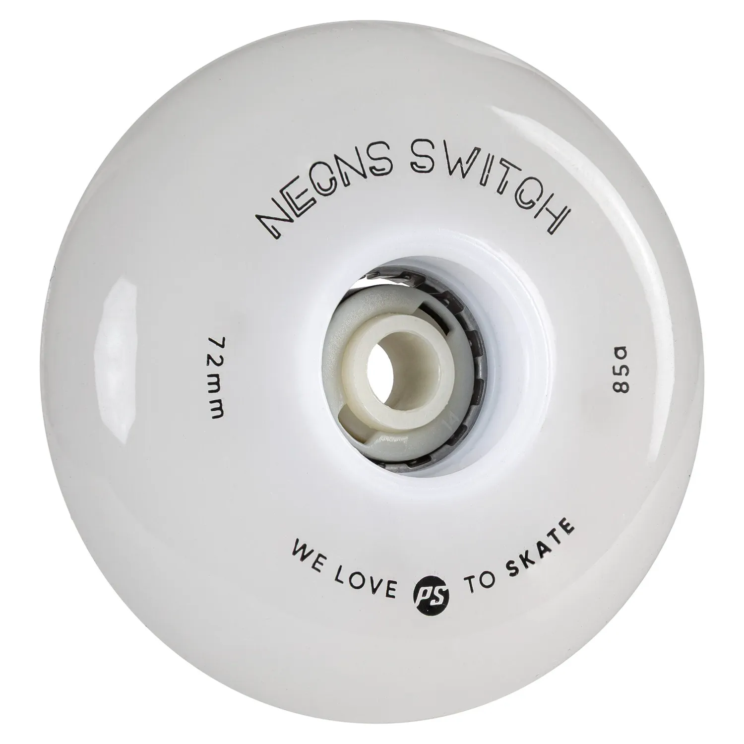 Powerslide Neons Switch LED hjul 72mm 4-pak lys