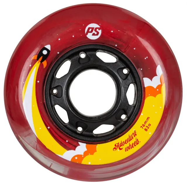 Powerslide Adventure hjul 76mm 82A 4-pak orange