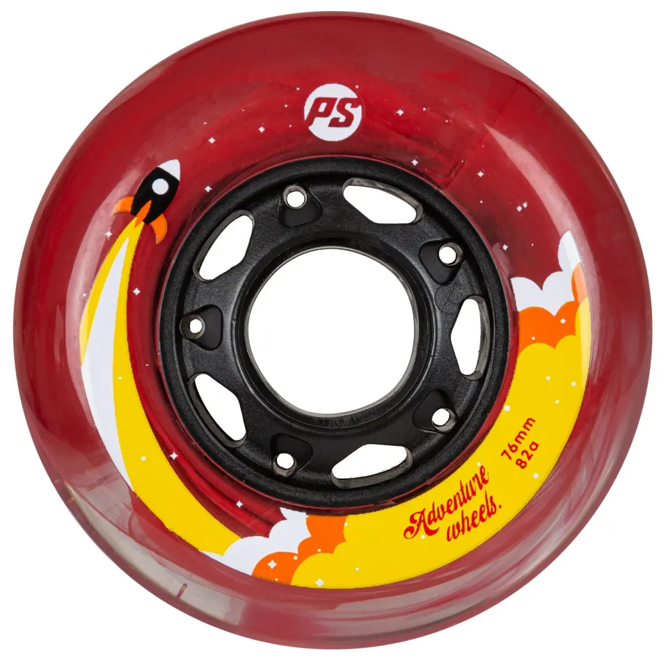Powerslide Adventure hjul 76mm 82A 4-pak orange
