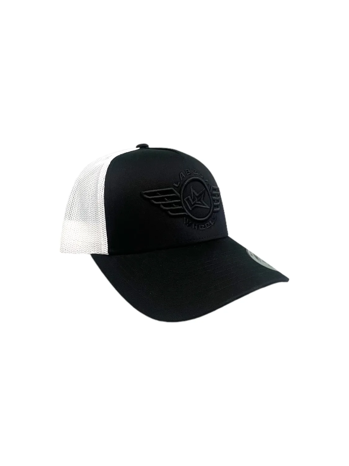 Labeda Wings Curve Bill 5 Panel Retro Trucker kasket sort