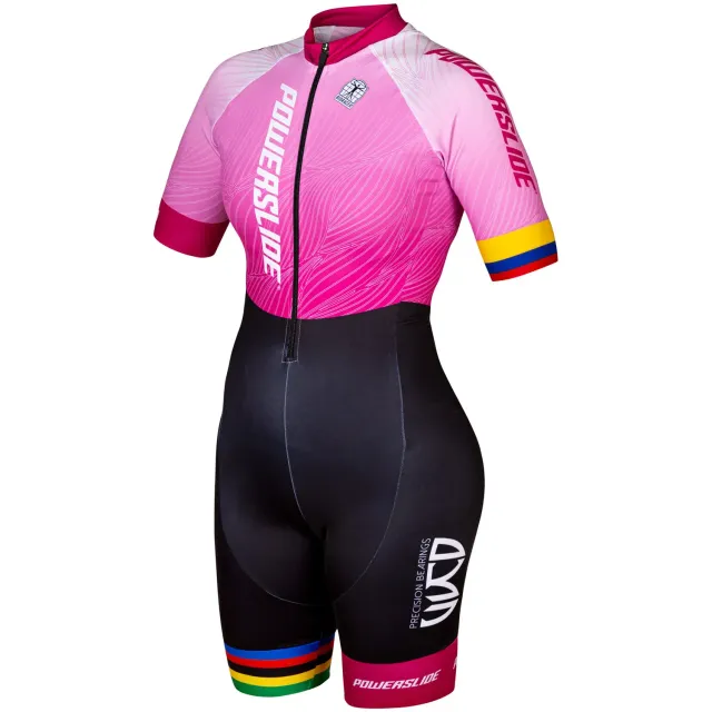 Powerslide Gaby Rueda racedragt sort-pink aero