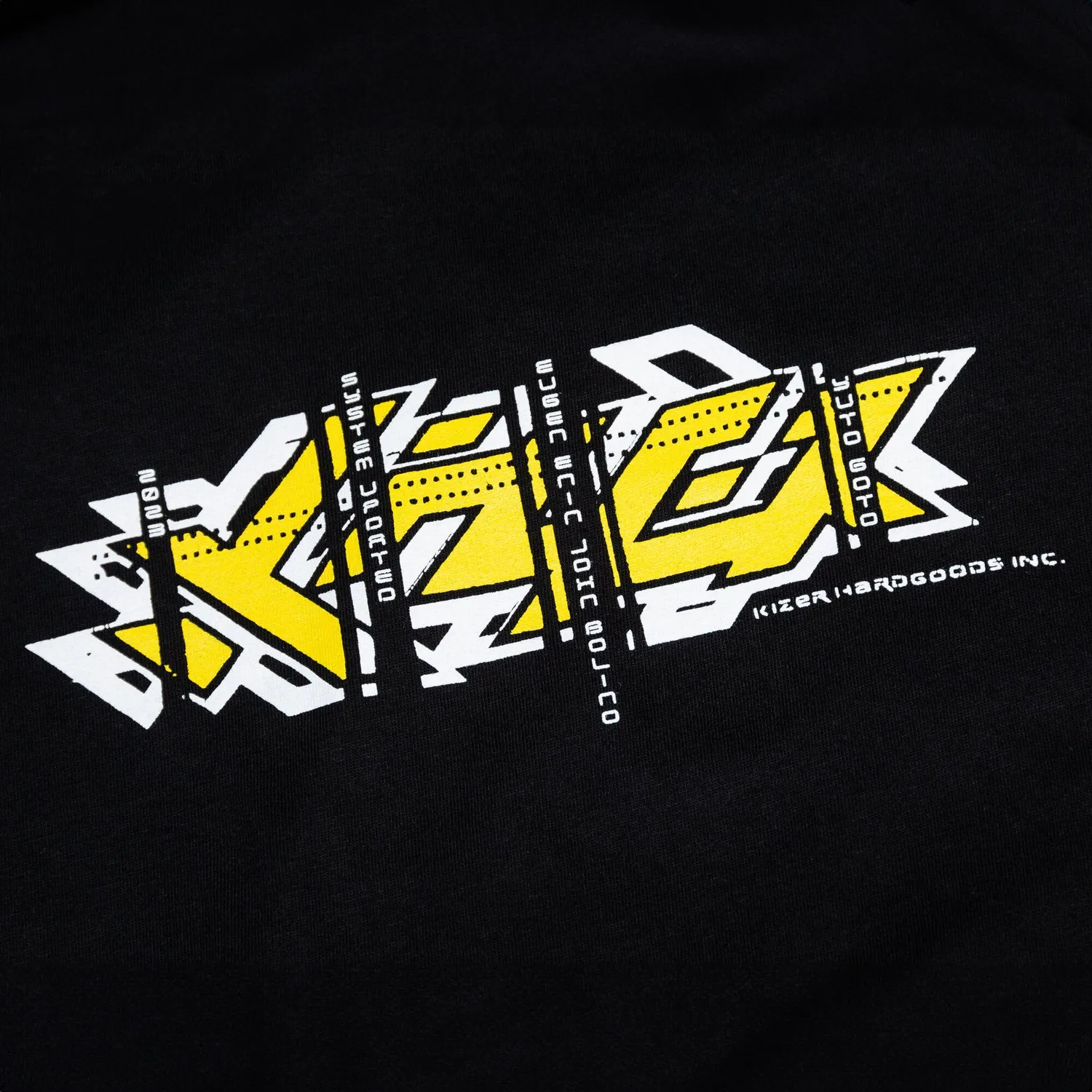 Kizer 2K t-shirt sort bomuld