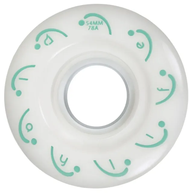 Playlife Sunset 54mm udendørshjul 78A hvid