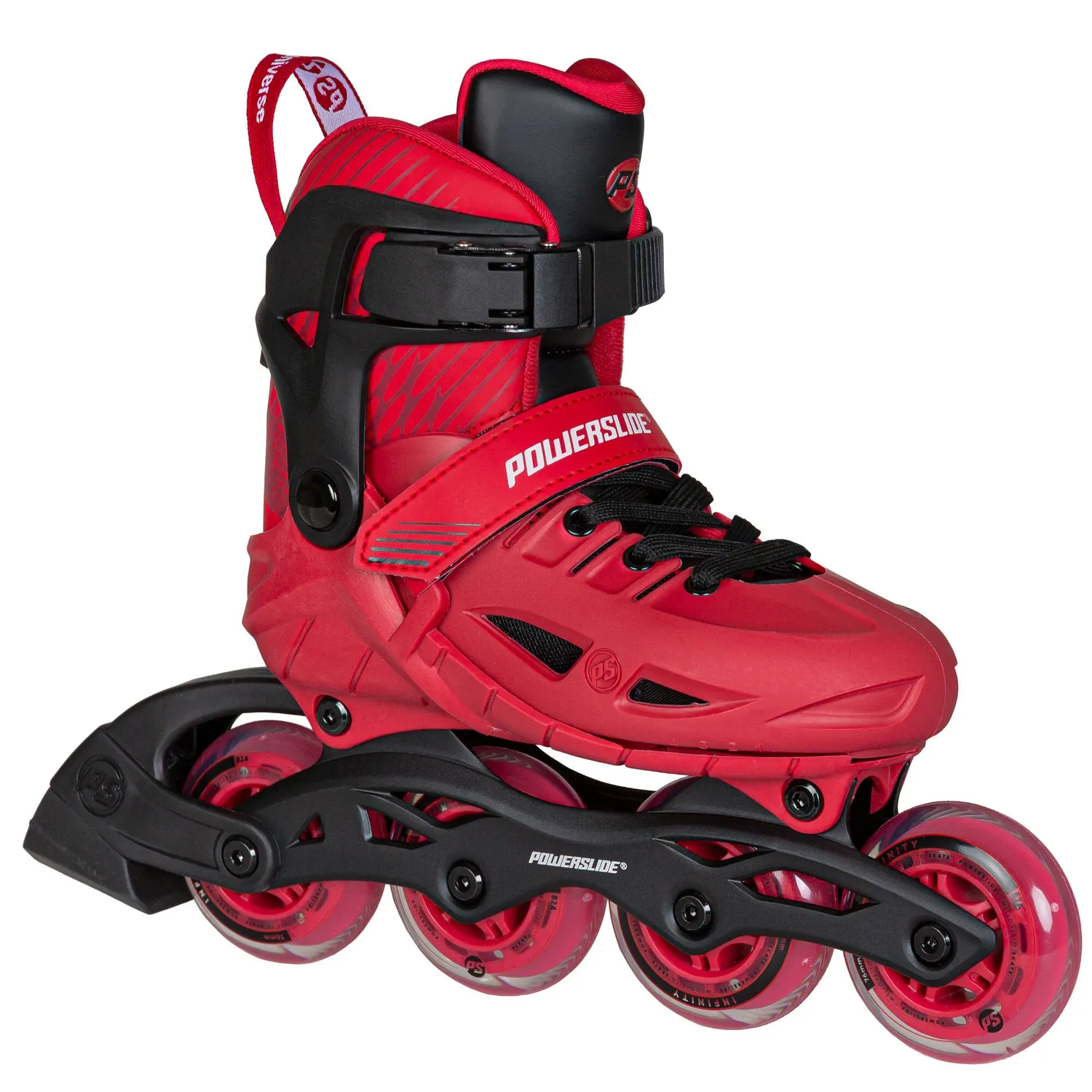 Powerslide Universe 4W Red rulleskøjter børn rød justerbar
