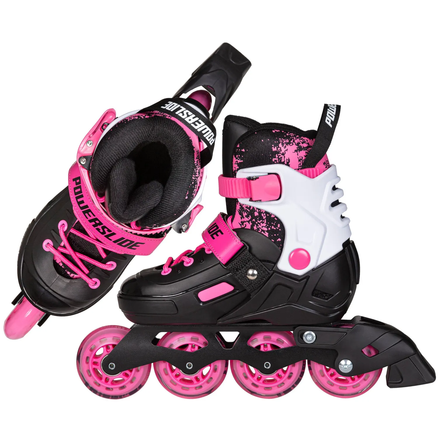 Powerslide Khaan Magic Pink rulleskøjter justerbar