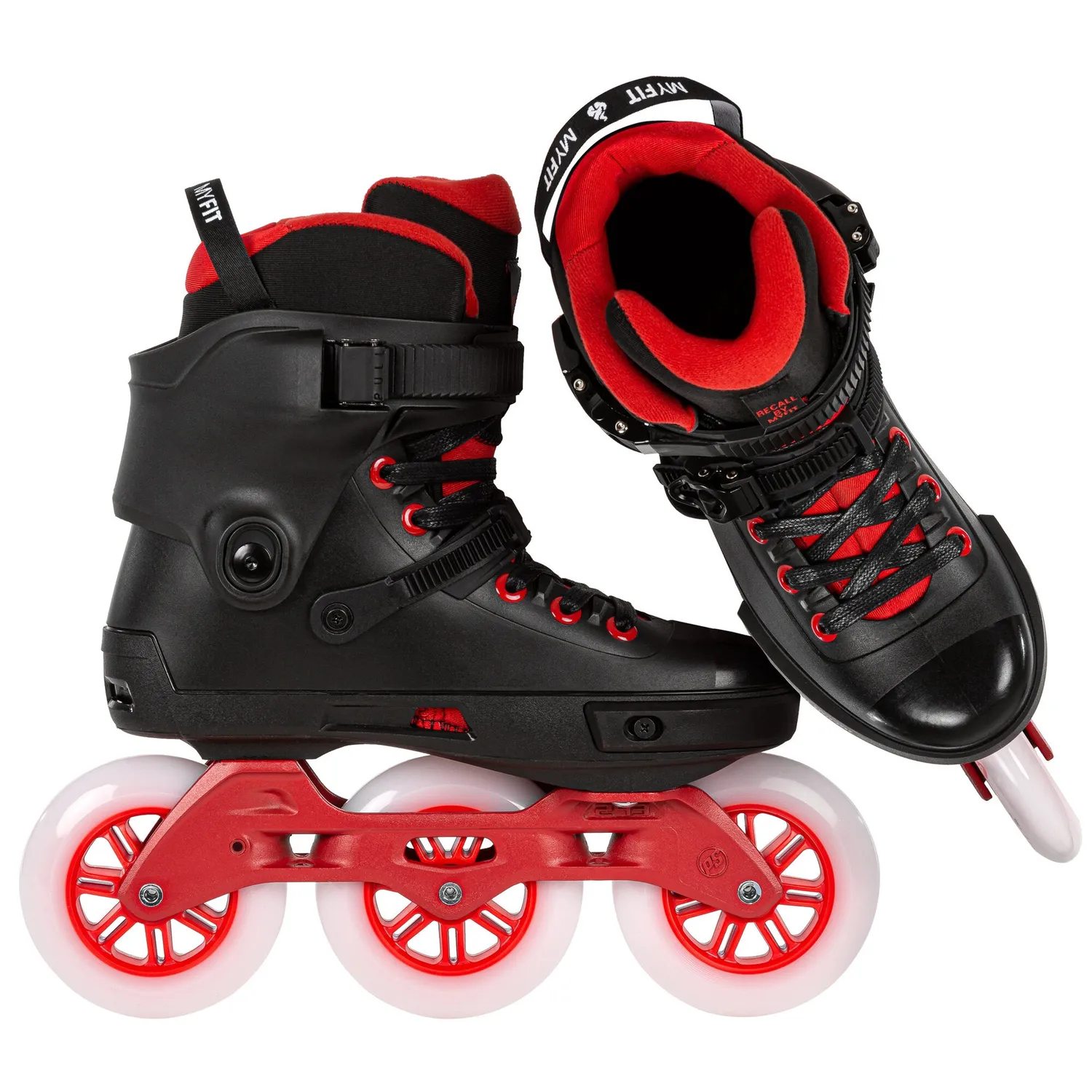 Powerslide Next Black Red 110 rulleskøjter 110 mm