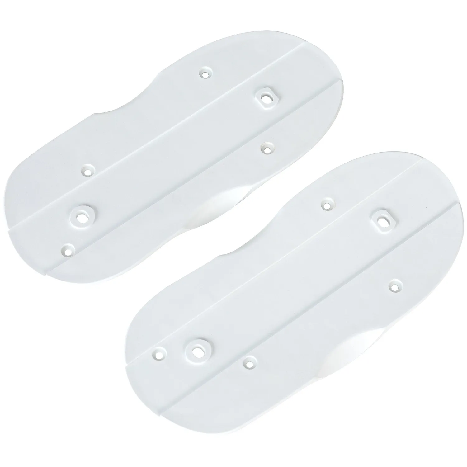 IQON Flat Soulplates slidplader hvide Zytel
