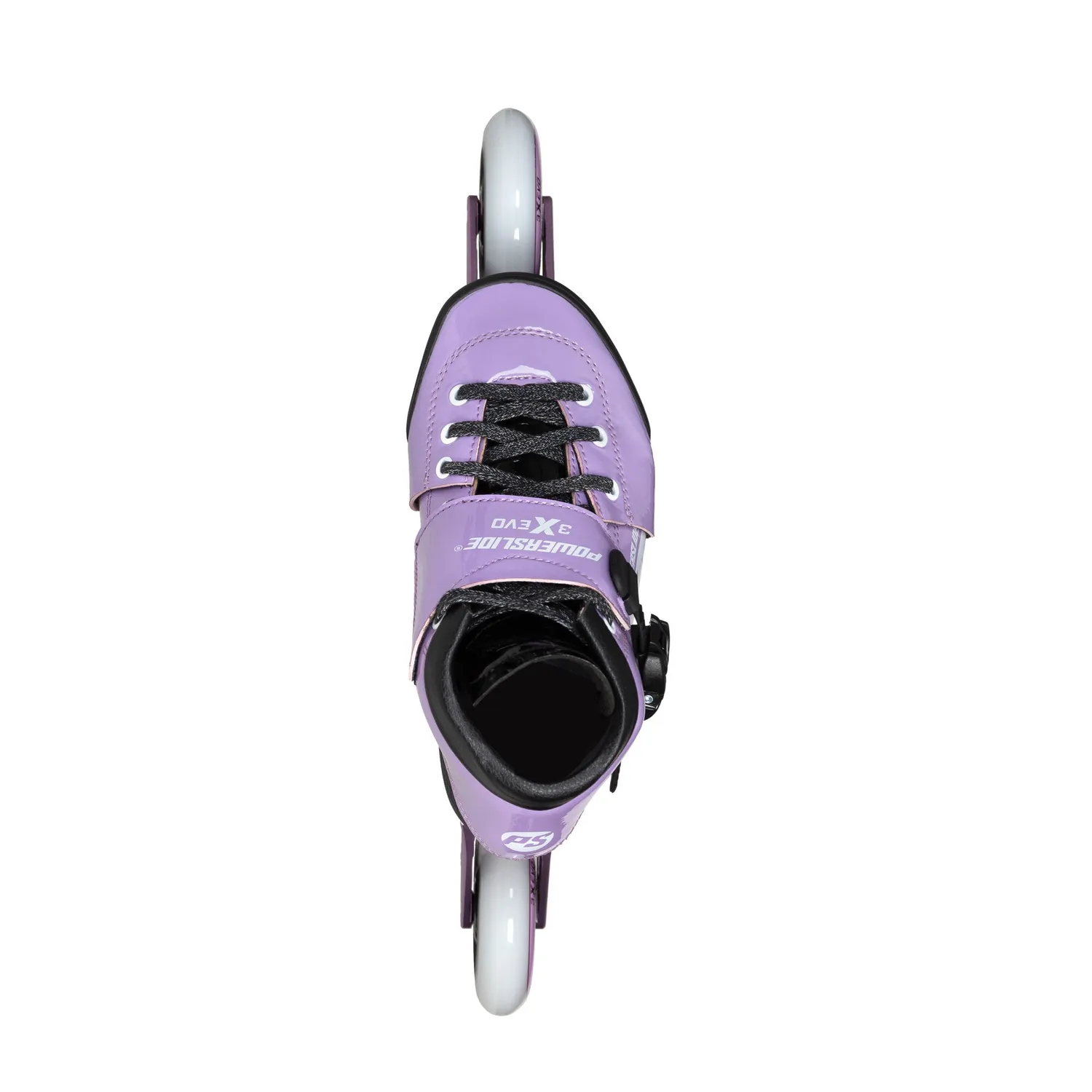 Powerslide 3X Evo justerbar speedskøjte lavender 4x84