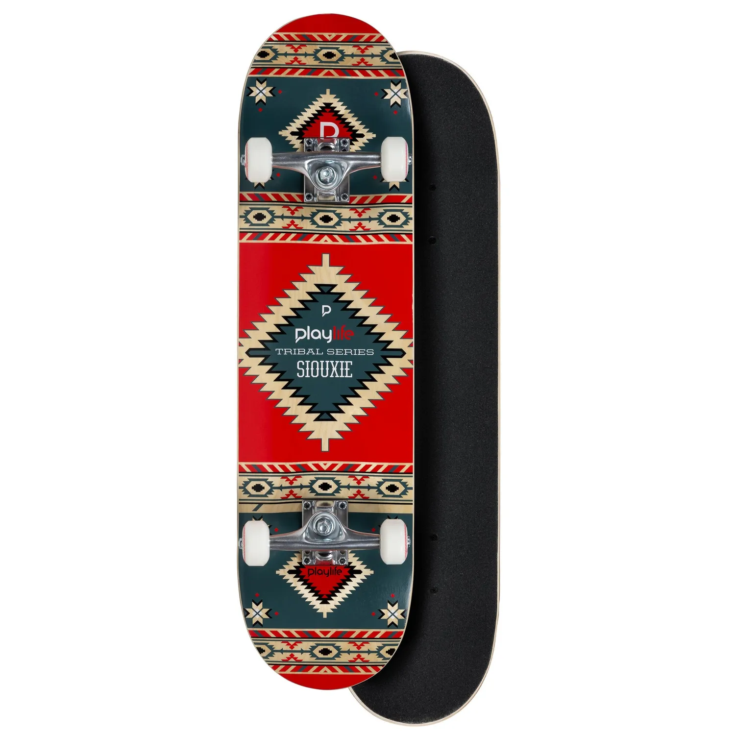 Playlife Sioux Tribal skateboard multicolor ahorn